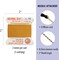 Griffin Silk Bead Cord Perlseide – Size 12 (0.98mm) – 2 Meters per Card – Stainless Steel Needle Attached – for Knotting Pearls, Gemstones, Crystals and Beads